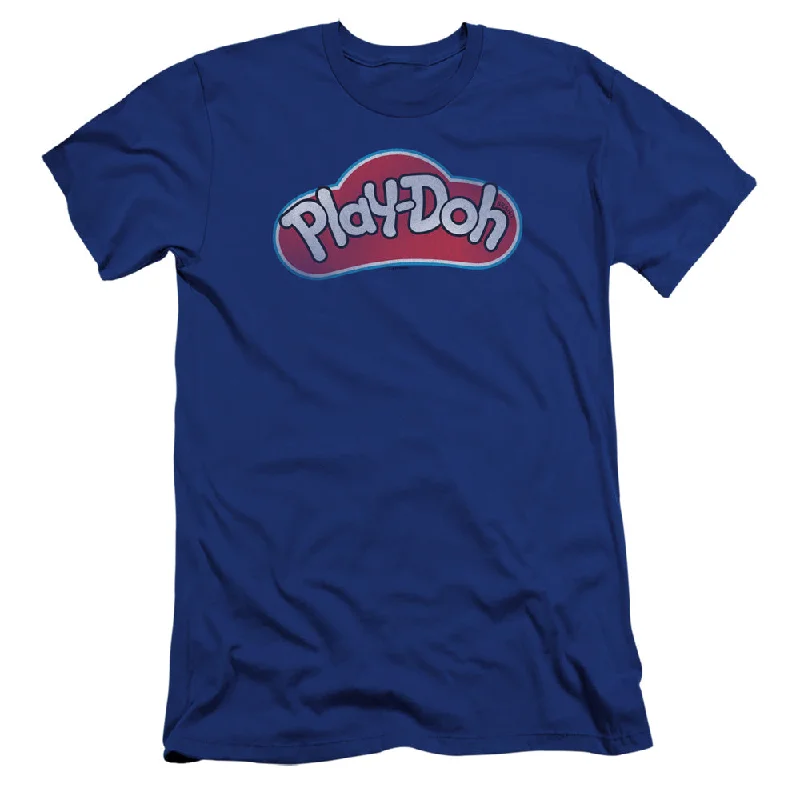 Play Doh Premium Canvas T-Shirt Vintage Logo Royal Tee