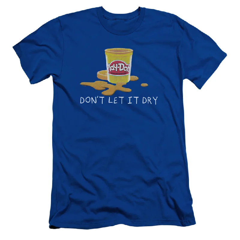 Play Doh Slim Fit T-Shirt Don't Let it Dry Royal Tee