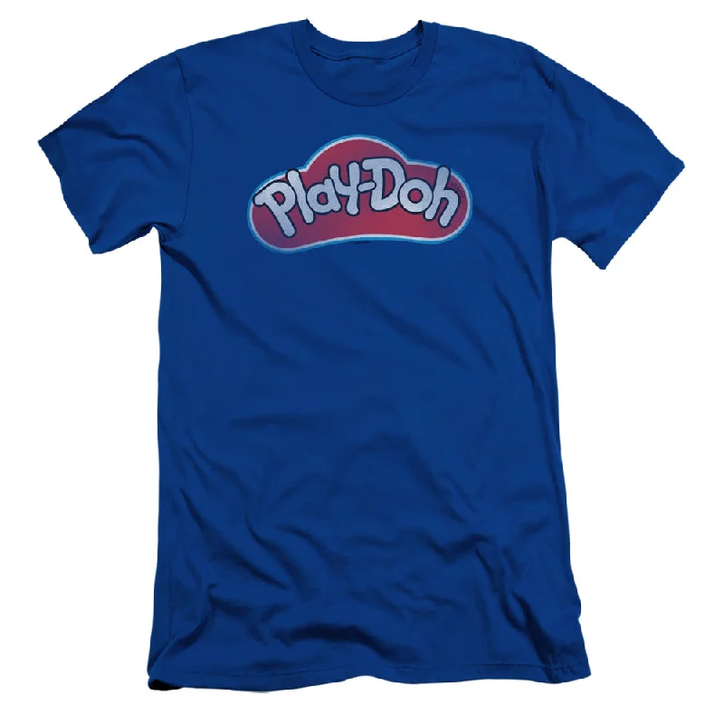 Play Doh Slim Fit T-Shirt Vintage Logo Royal Tee