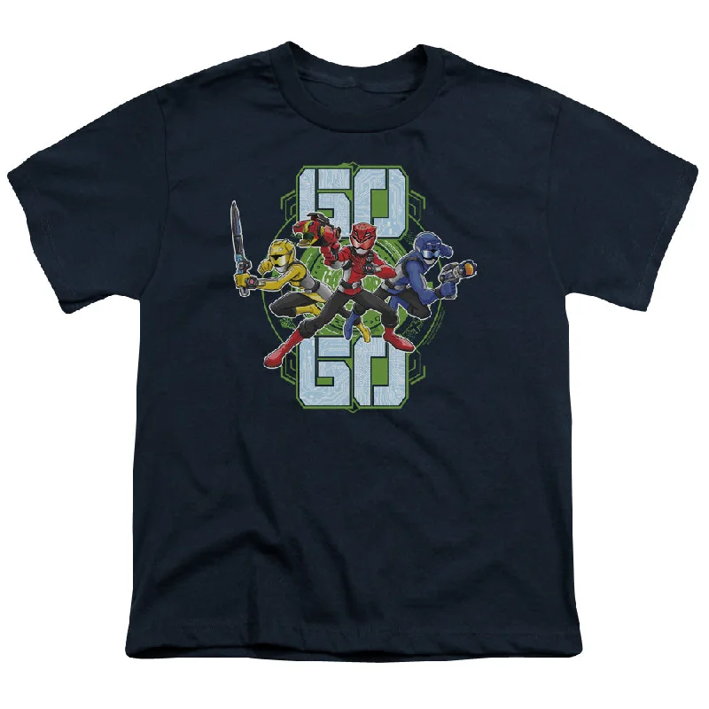 Power Rangers Kids T-Shirt Go Go Navy Tee