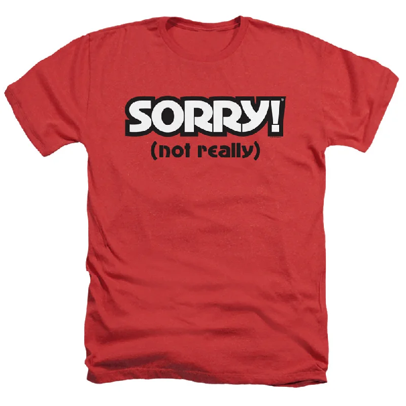 Sorry Heather T-Shirt Not Really Red Tee