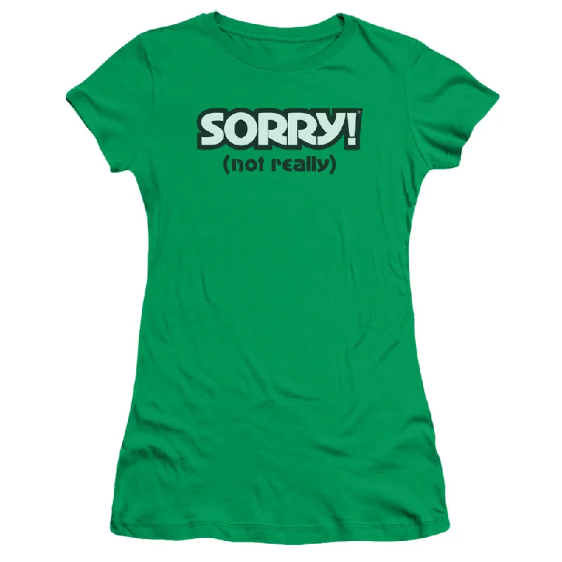 Sorry Juniors T-Shirt Not Really Kelly Tee