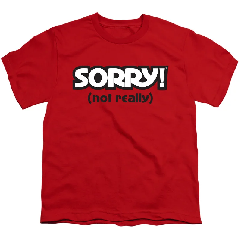 Sorry Kids T-Shirt Not Really Red Tee