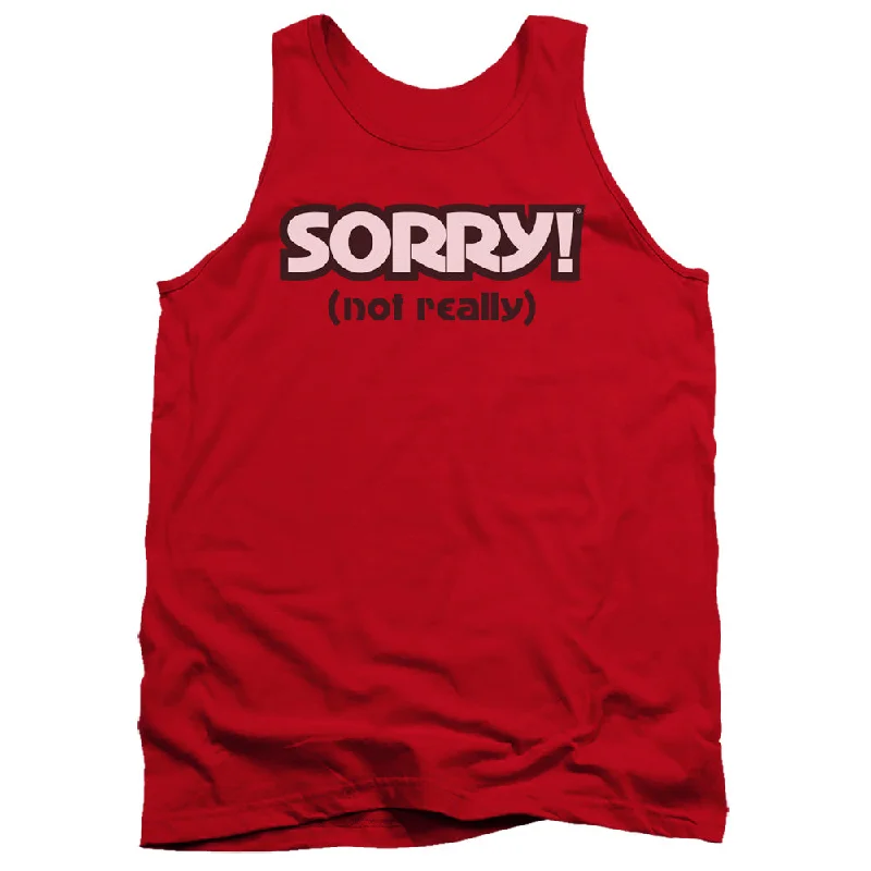 Sorry Tanktop Not Really Red Tank