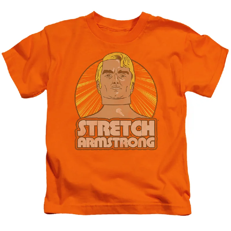 Stretch Armstrong Boys T-Shirt Original Orange Tee