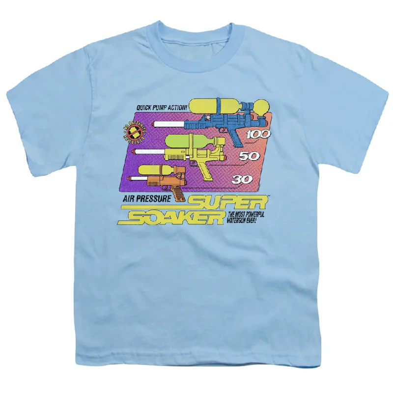 Super Soaker Kids T-Shirt Original Light Blue Tee