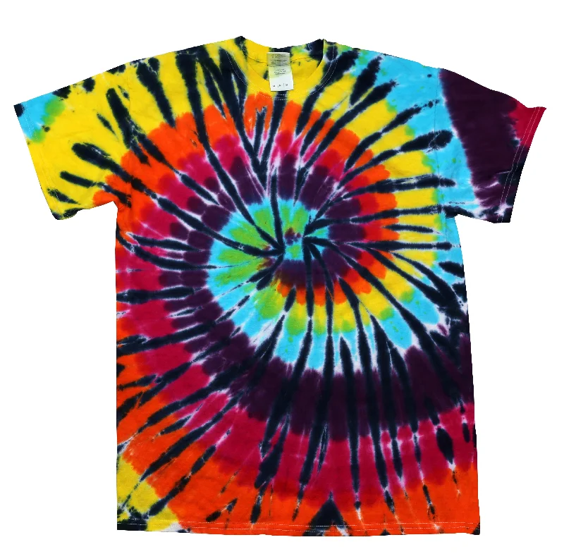 Tie Dye Multi Color Spiral Lava Lamp Colorful Kids T-Shirt