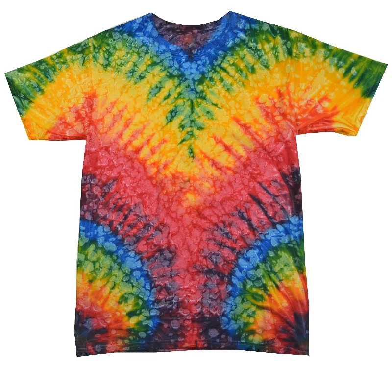 Tie Dye Multi Color Woodstock Festival Kids T-Shirt