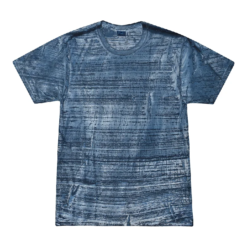 Tie Dye Shirt Colorful Vibrant Royal Stripe T-Shirt