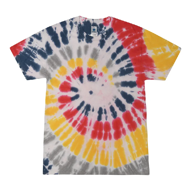 Tie Dye Shirt Blue Red Yellow Grey Yellowstone T-Shirt