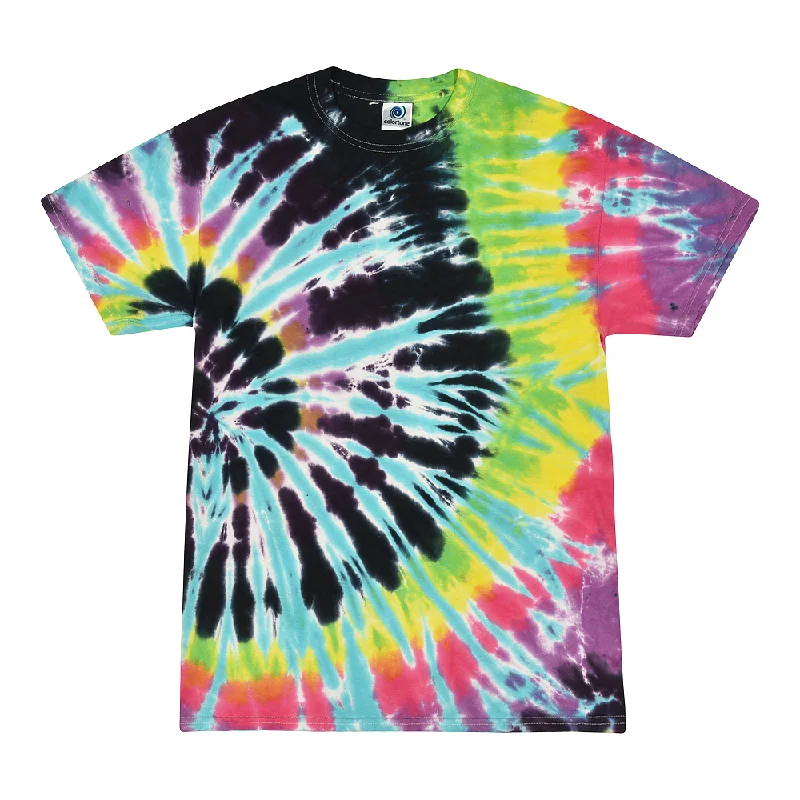 Tie Dye Shirt Multi Color Colorful Flashback Spiral Kids T-Shirt