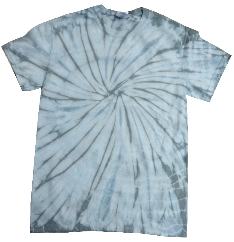 Tie Dye Shirt Multi Color Spider Silver Kids T-Shirt