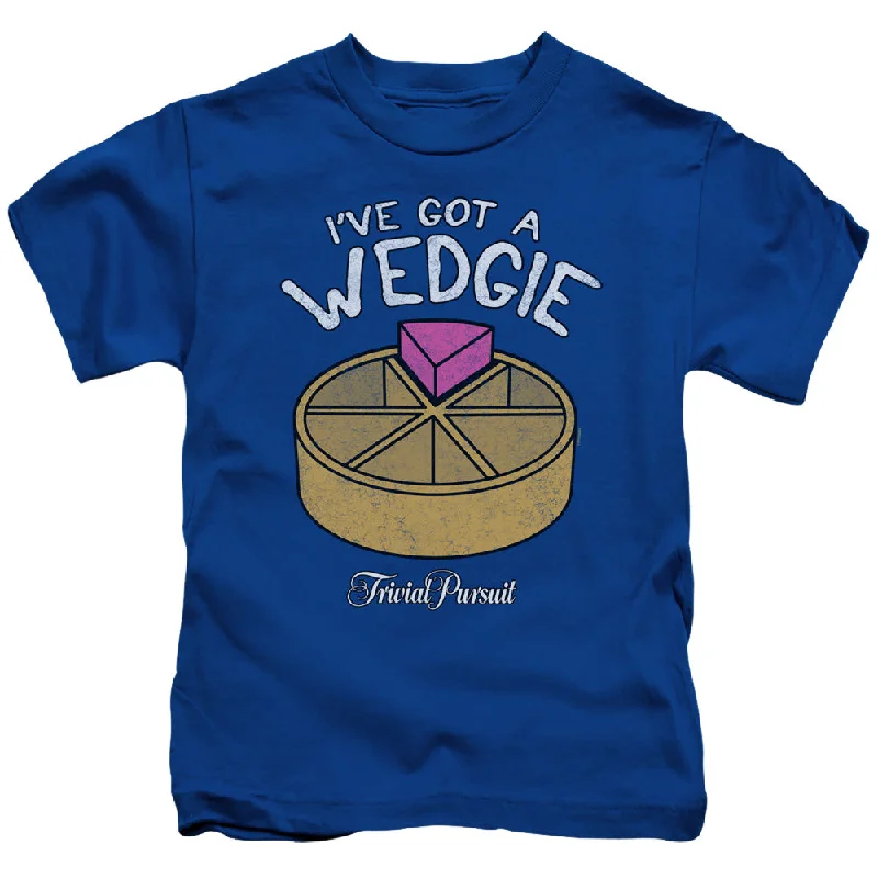 Trivial Pursuit Boys T-Shirt I've Got a Wedgie Royal Tee