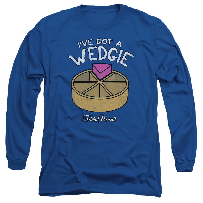 Trivial Pursuit Long Sleeve T-Shirt I've Got a Wedgie Royal Tee