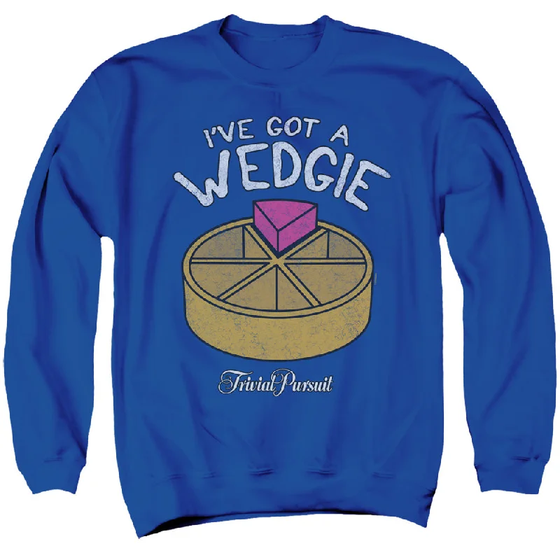 Trivial Pursuit Sweatshirt I've Got a Wedgie Royal Pullover