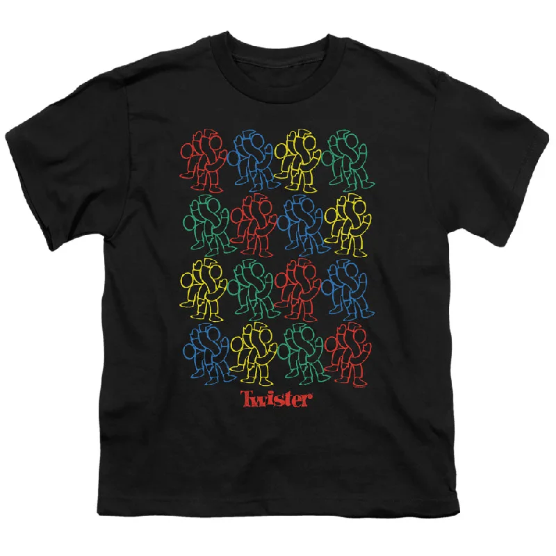 Twister Kids T-Shirt Twisted Black Tee