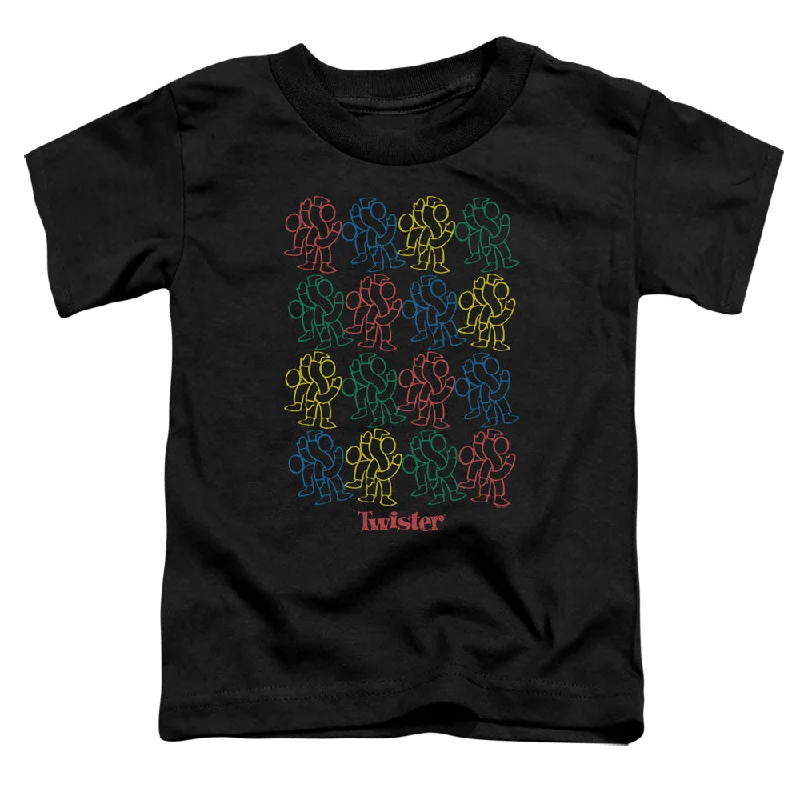 Twister Toddler T-Shirt Twisted Black Tee