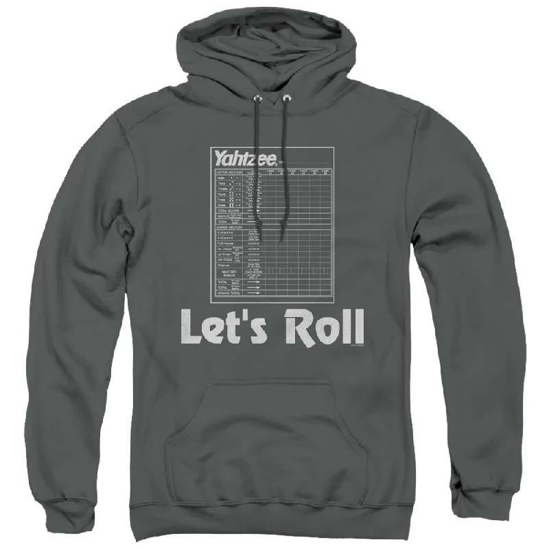 Yahtzee Hoodie Lets Roll Charcoal Hoody