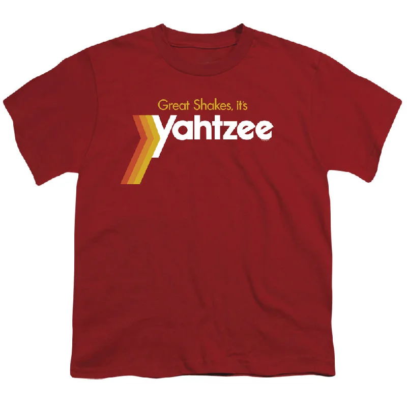 Yahtzee Kids T-Shirt Great Shakes Cardinal Tee