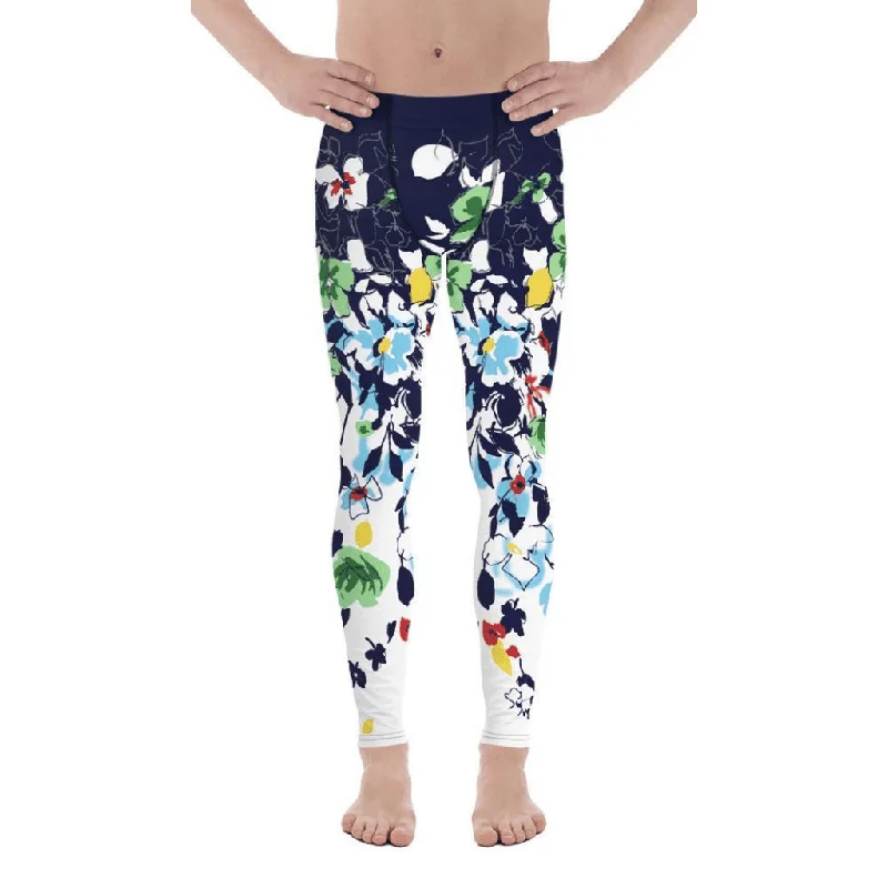 Flower Drawings Men's Leggings