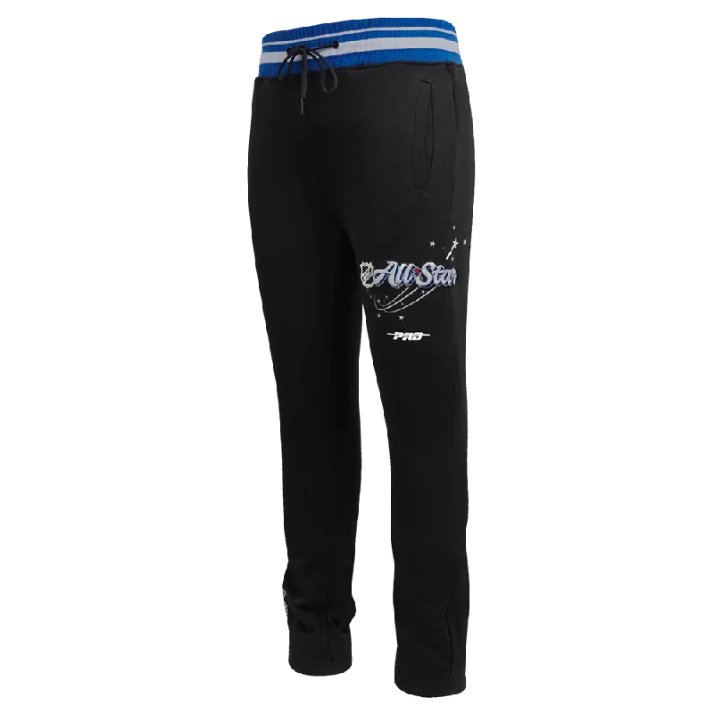 NHL ALL STAR 2024 MEN'S RIB FLC SWEATPANT (BLACK/DODGER BLUE)