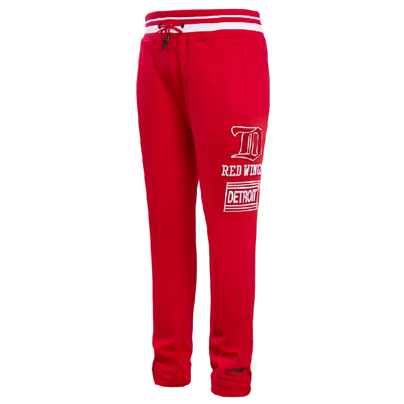 NHL DETROIT RED WINGS RETRO CLASSIC MEN'S SWEATPANT (RED)