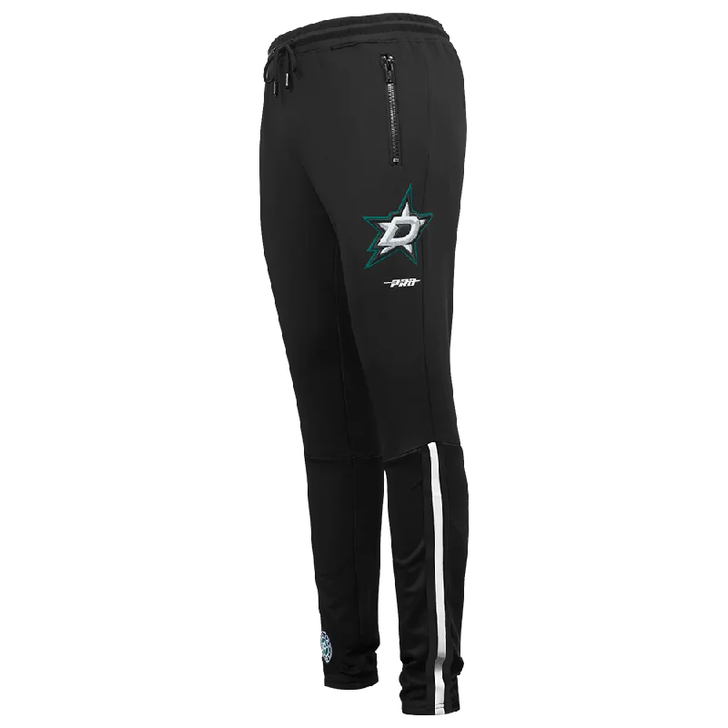 NHL DALLAS STARS CLASSIC CHENILLE MEN'S DK TRACK PANT (BLACK)