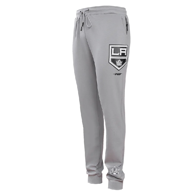 NHL LOS ANGELES KINGS CLASSIC CHENILLE MEN'S JOGGER (GRAY)