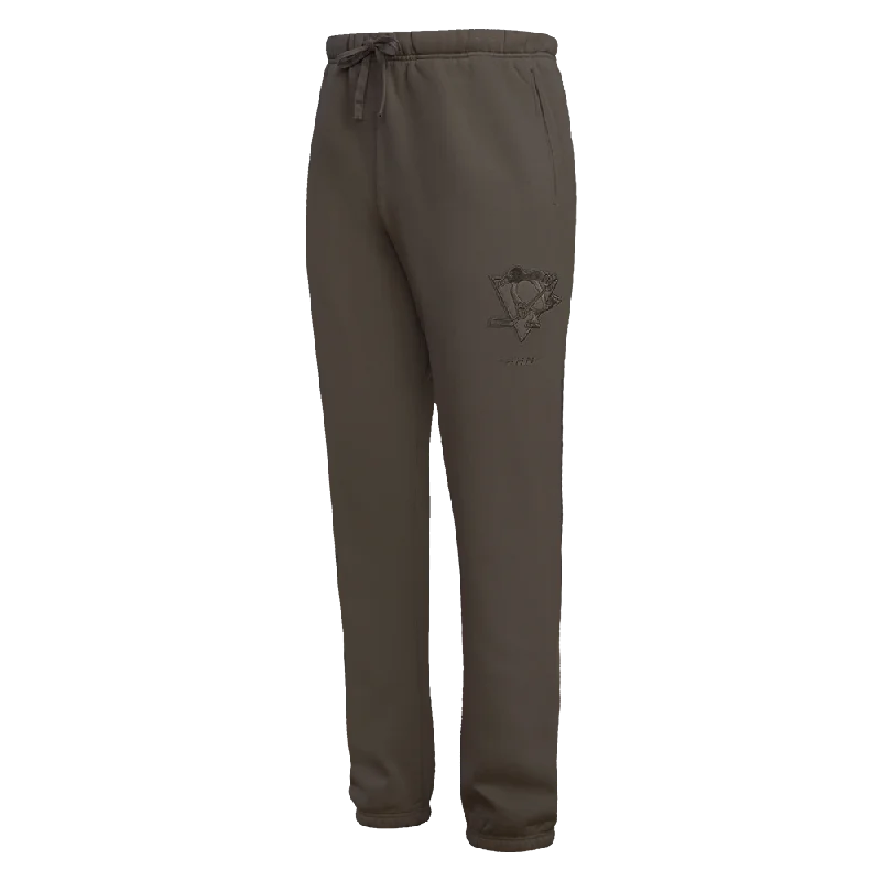 NHL PITTSBURGH PENGUINS NEUTRAL MEN'S SWEATPANT (DARK TAUPE)