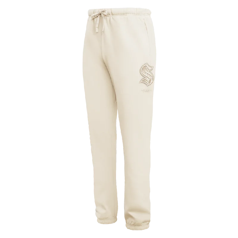 NHL SEATTLE KRAKEN NEUTRAL MEN'S SWEATPANT (EGGSHELL)