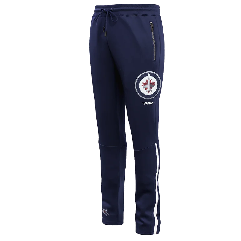 NHL WINNIPEG JETS CLASSIC CHENILLE MEN'S TRACK PANT (MIDNIGHT NAVY)