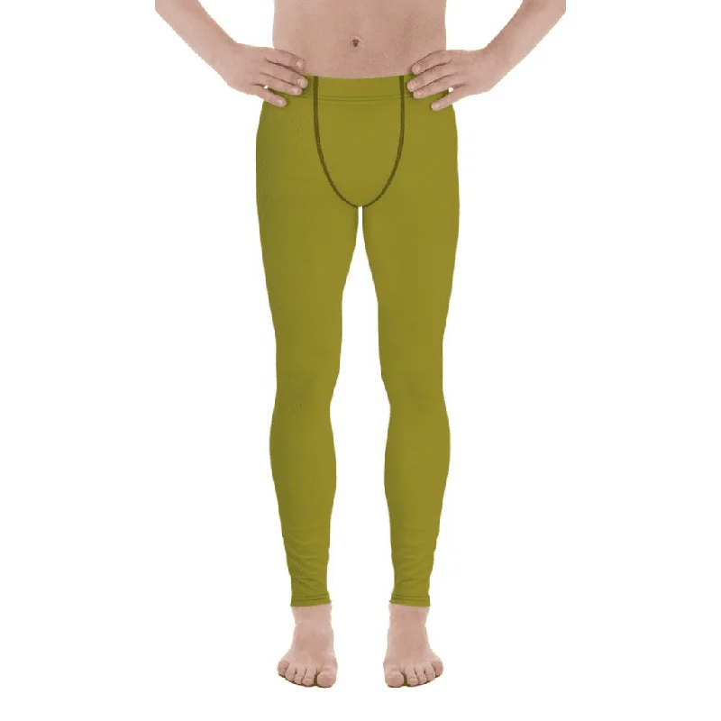 Olive Green Men's Leggings