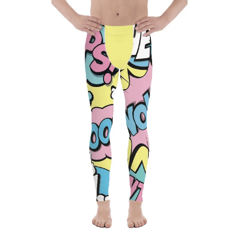 Pastel Pop Art Men's Leggings