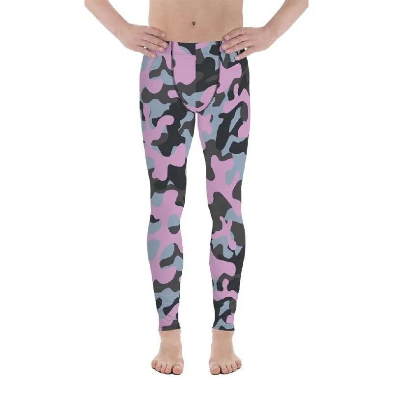 Pink Camo Men's Leggings