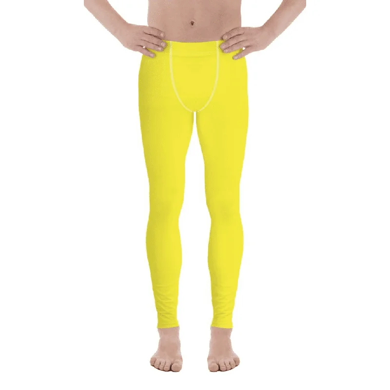 Sunshine Yellow Men's Leggings