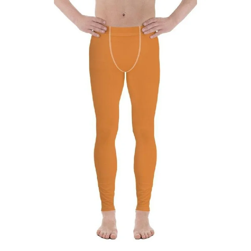 Tangerine Orange Men's Leggings