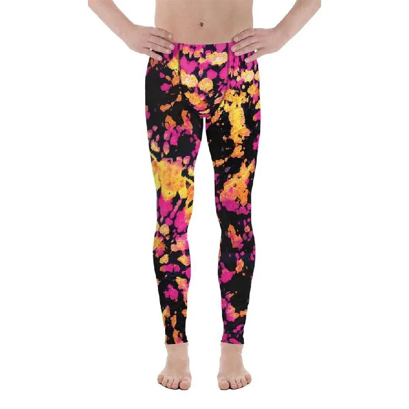 Tie Dye Multicolor Men's Leggings